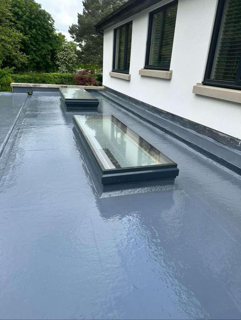 Flat roofing project by Alliance Roofing London